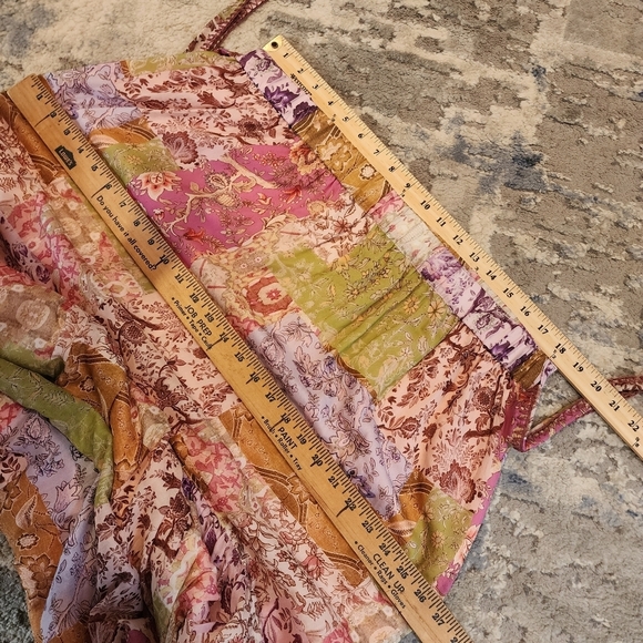 Johnny Was River Tiered Maxi Skirt Pull On Belted Silk Cotton Size XL - Picture 13 of 13